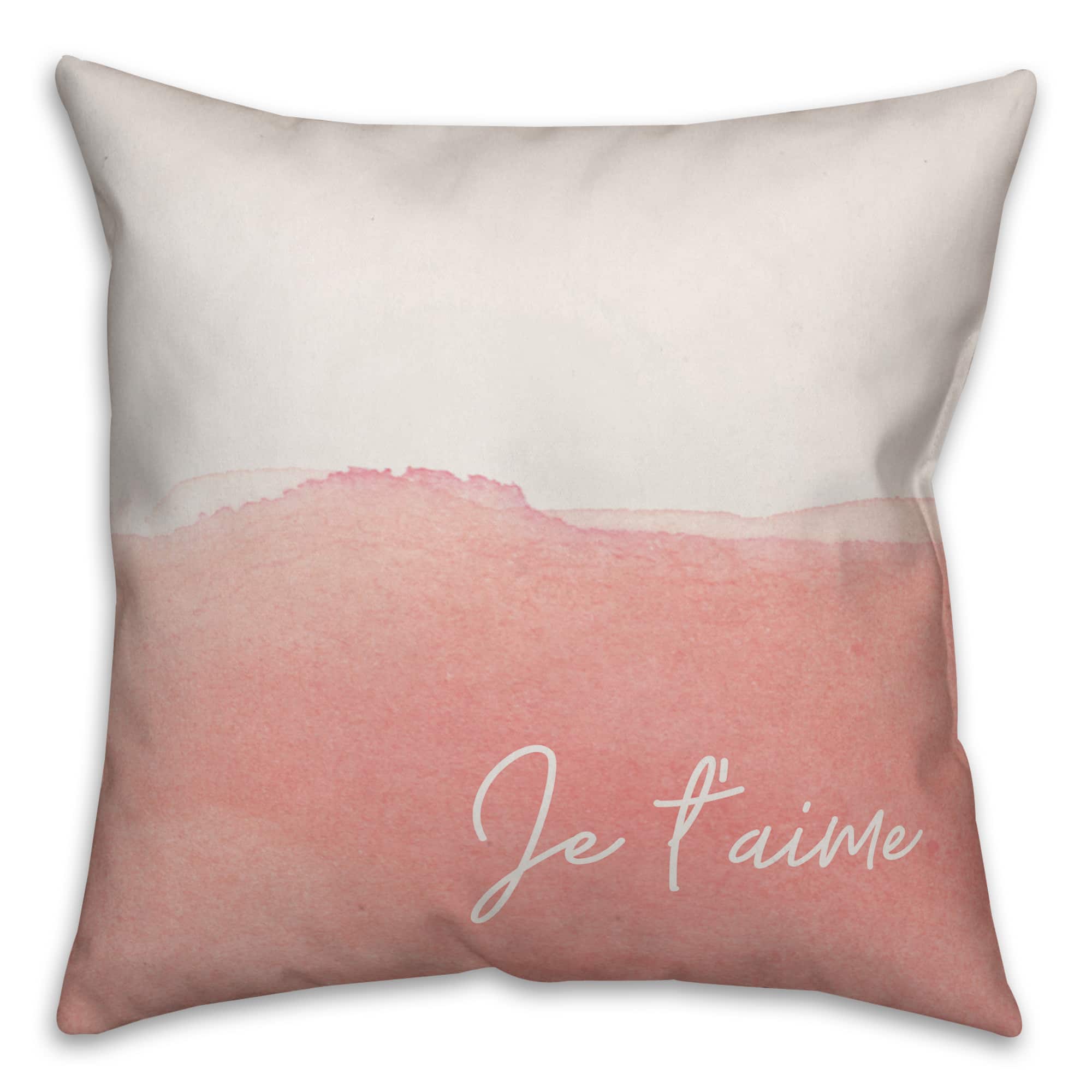 Je t'aime Throw Pillow